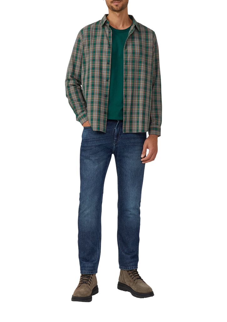 S. Oliver red Herren T-Shirts lang Green