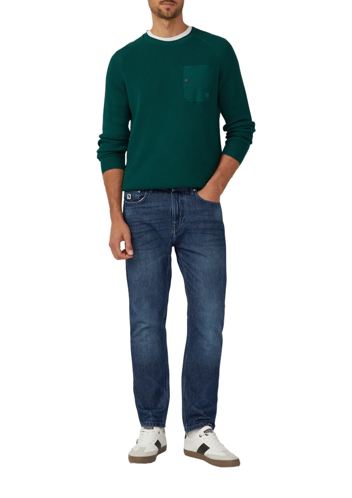 S. Oliver red Herren Pullover Green