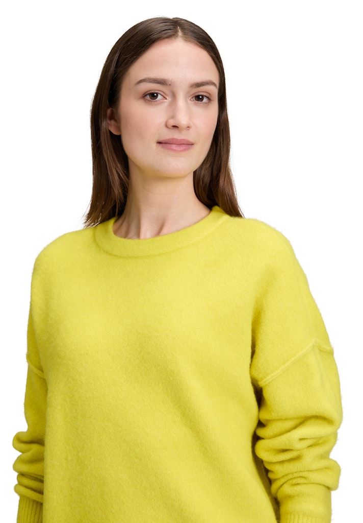 Betty & Co Damen Pullover Neon Yellow