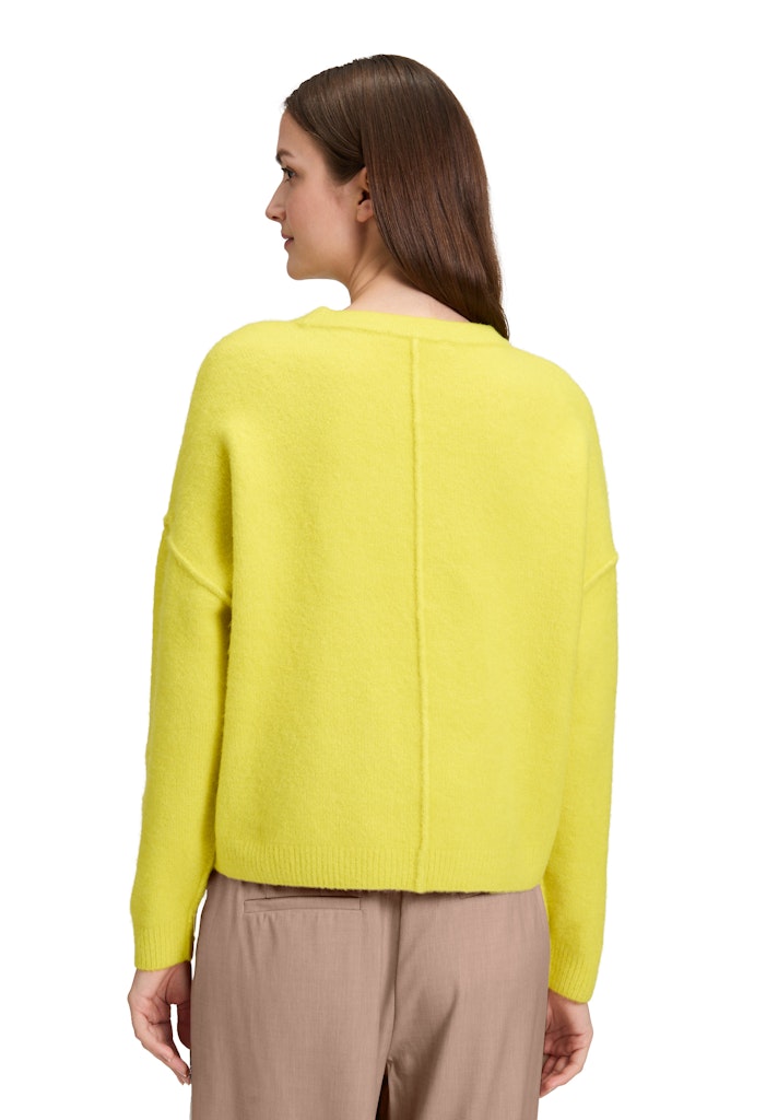 Betty & Co Damen Pullover Neon Yellow
