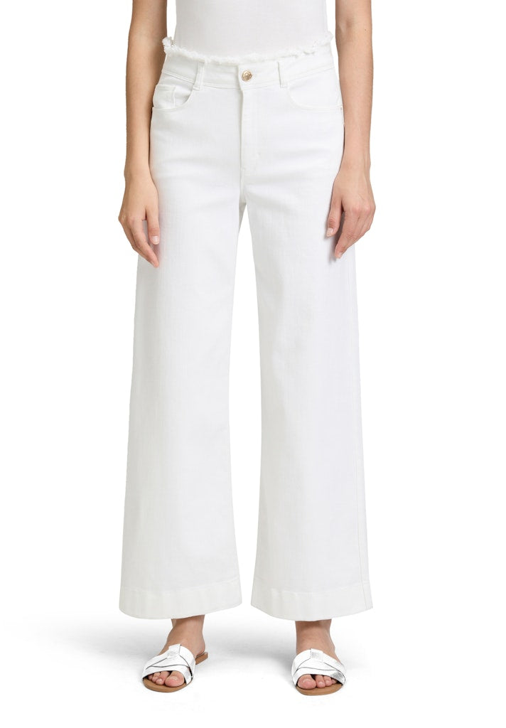 Betty & Co Damen Hosen White Denim