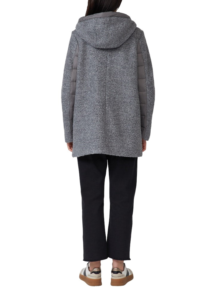 S. Oliver red Damen Mantel Grey/Black