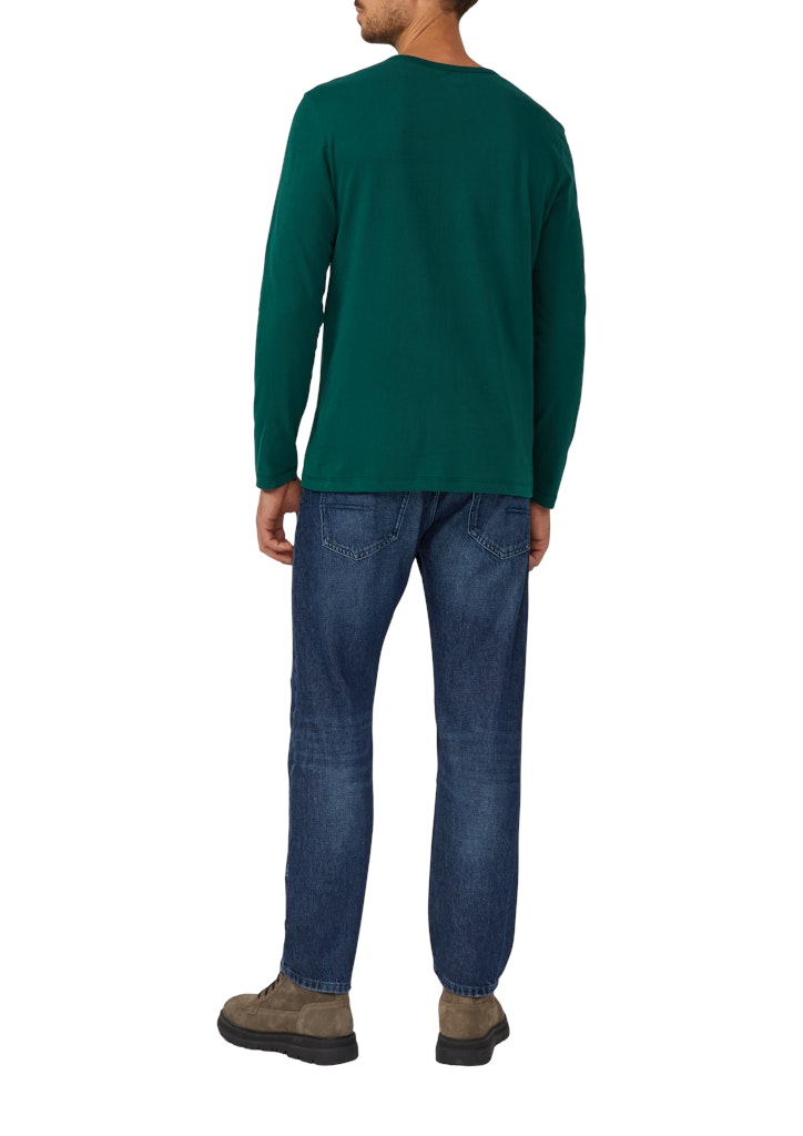 S. Oliver red Herren T-Shirts lang Green