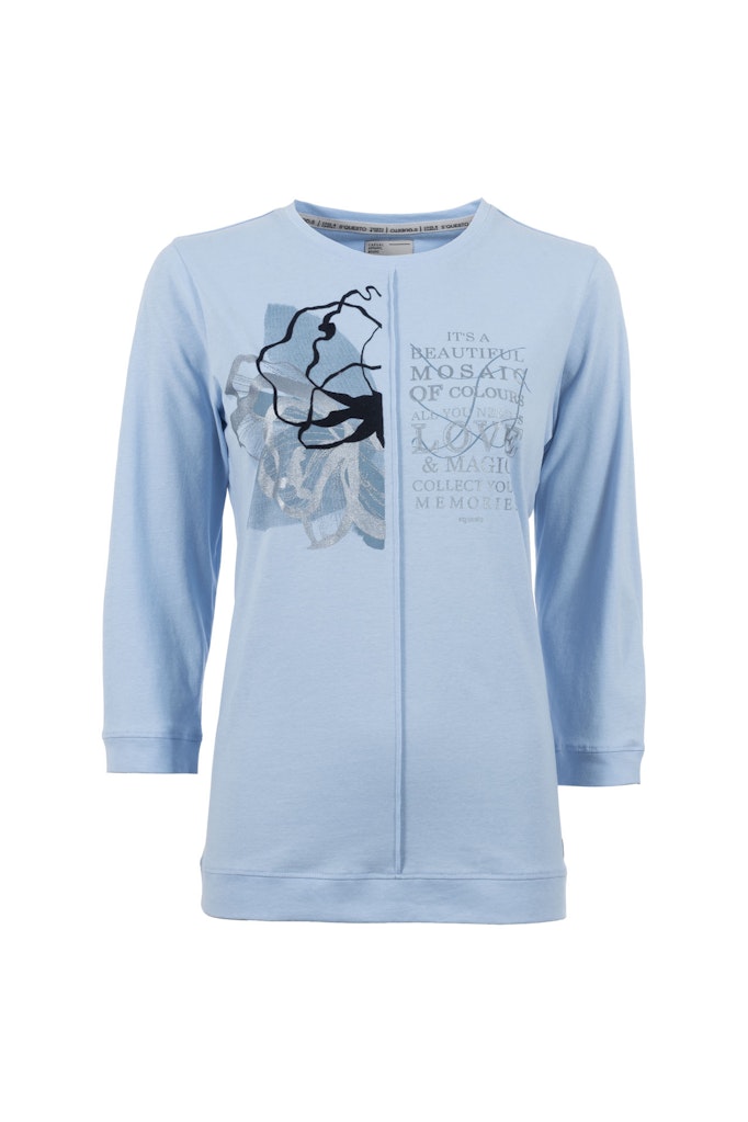 Soquesto Damen T-Shirts Eisblau