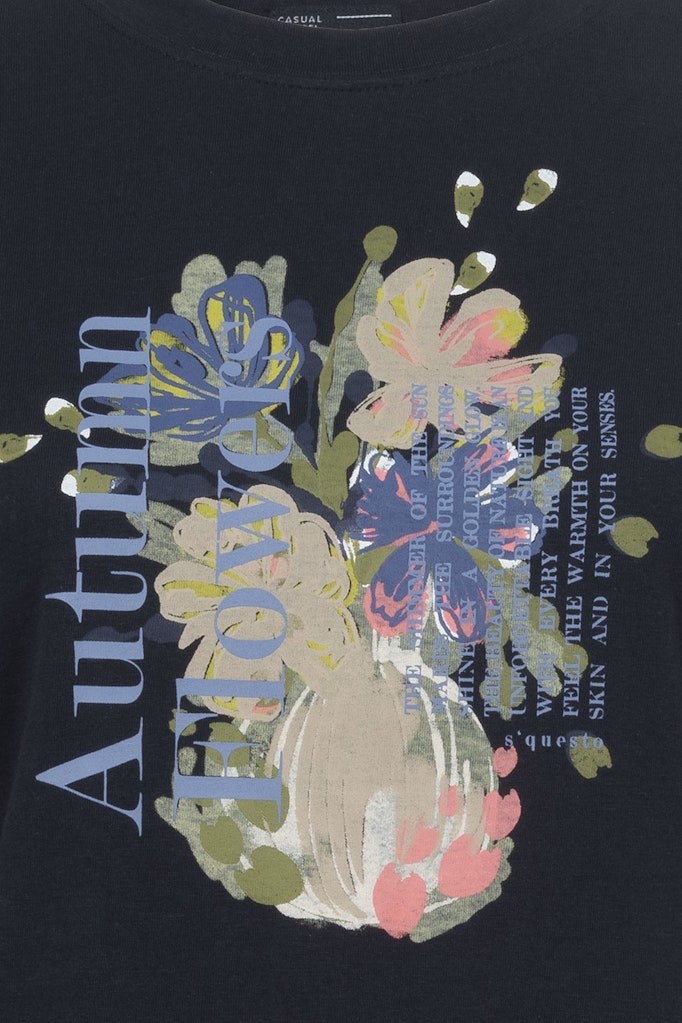 Soquesto Damen T-Shirts Dunkelblau