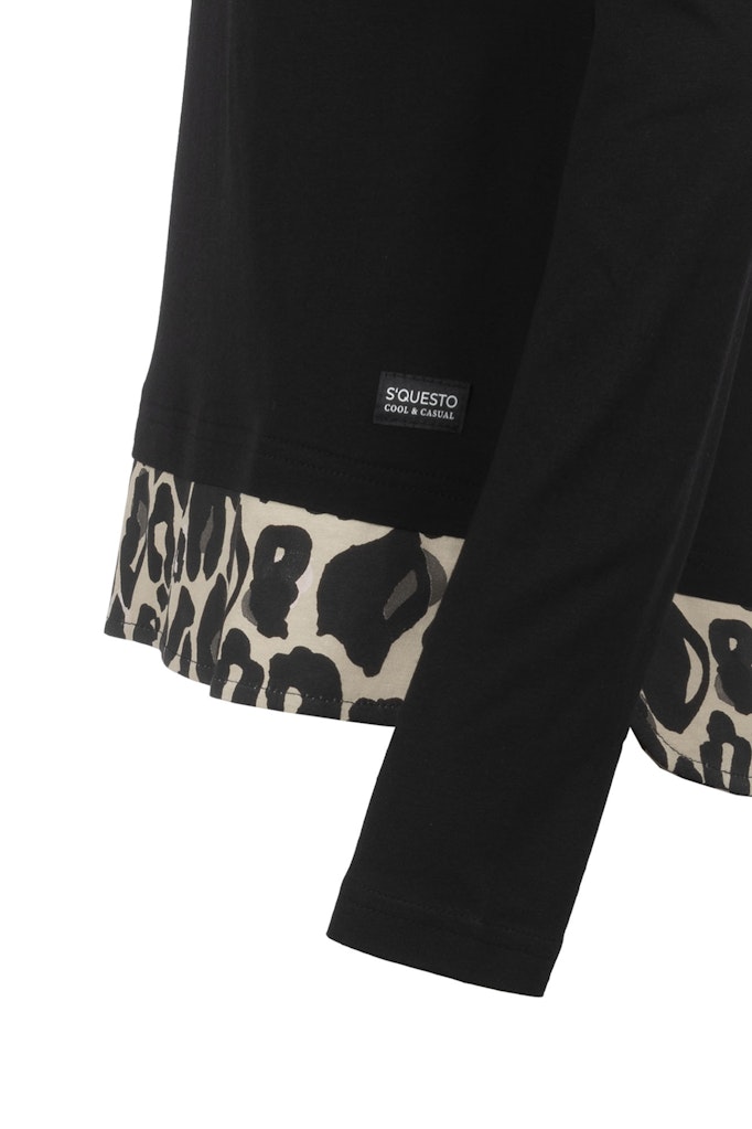 Soquesto Damen T-Shirts Schwarz