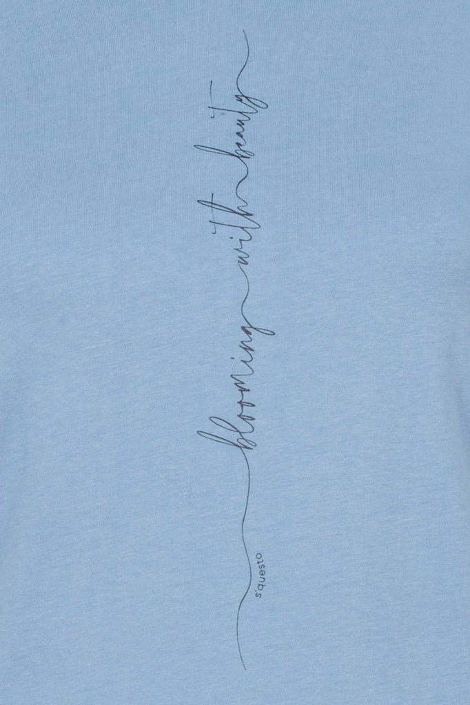 Soquesto Damen T-Shirts Eisblau Hell