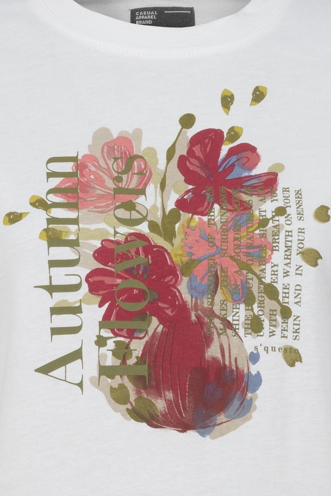 Soquesto Damen T-Shirts Offwhite