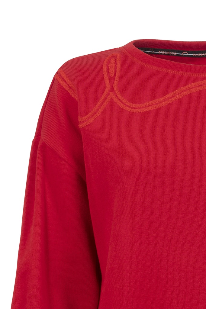 Soquesto Damen Sweatshirts Rot Klassic