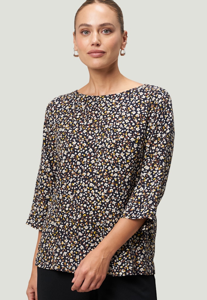 Zero Damen Blusen Blackcream