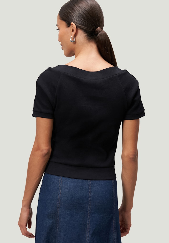 Zero Damen T-Shirts Patch Blacksilv