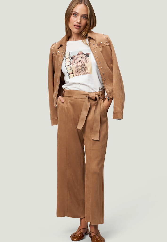 Zero Damen T-Shirts Patch Creambrow