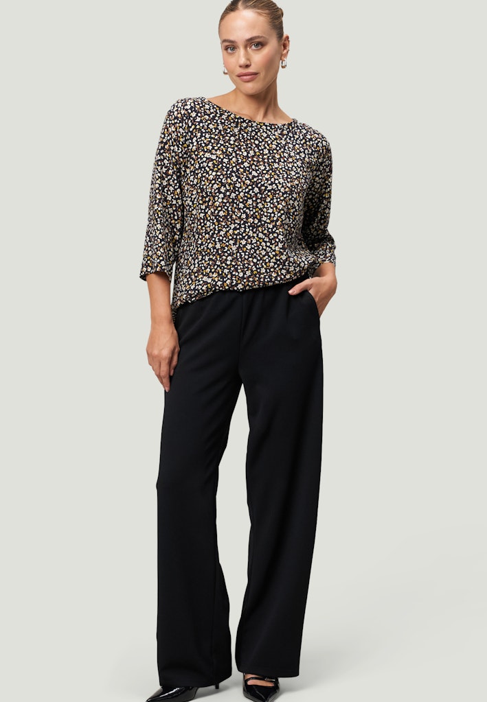 Zero Damen Blusen Blackcream