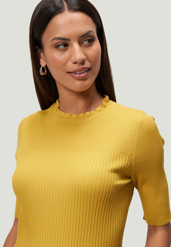 Zero Damen Pullover Oil Yellow