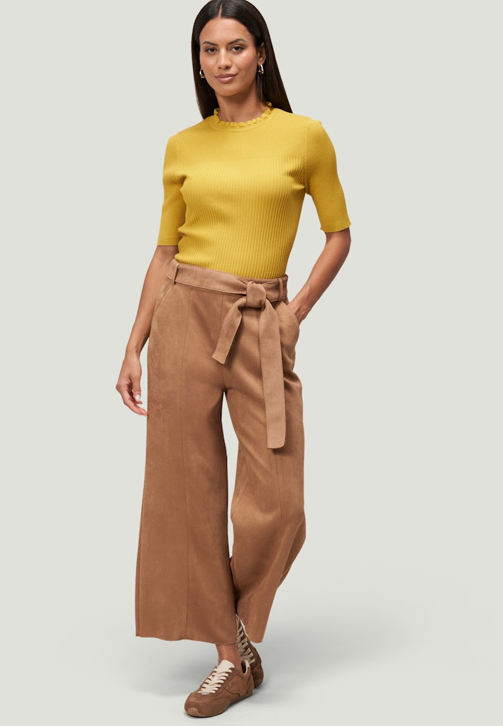 Zero Damen Pullover Oil Yellow