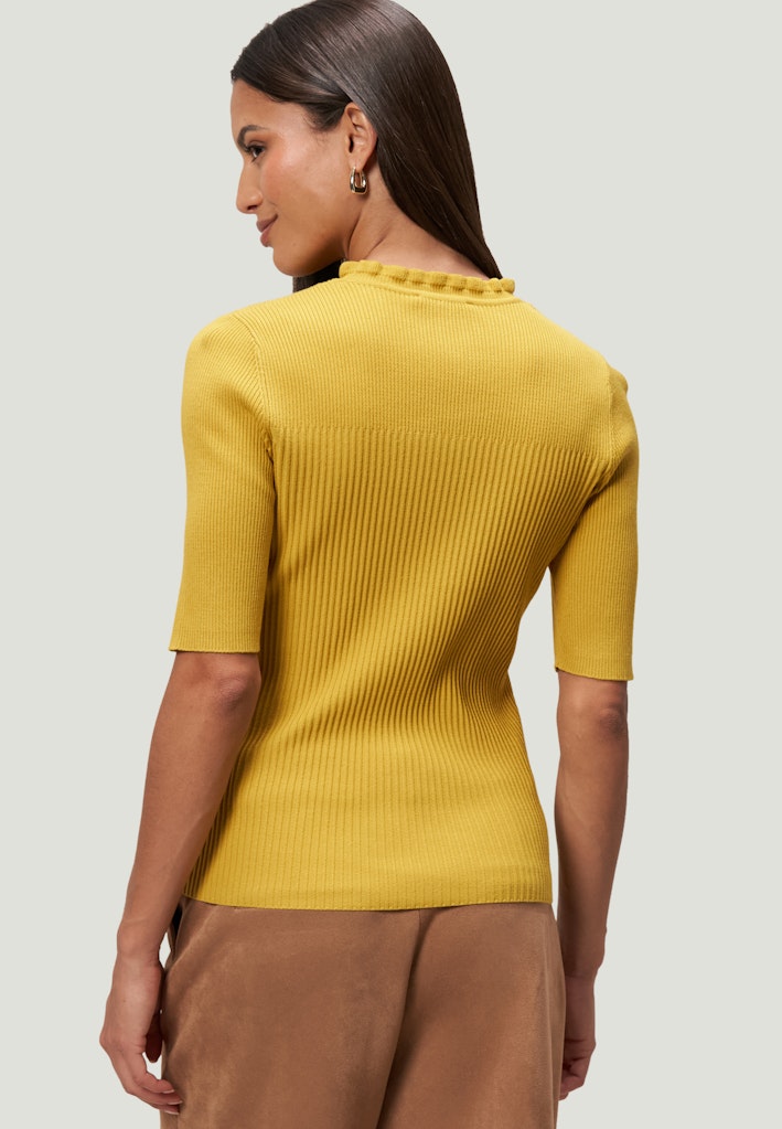 Zero Damen Pullover Oil Yellow