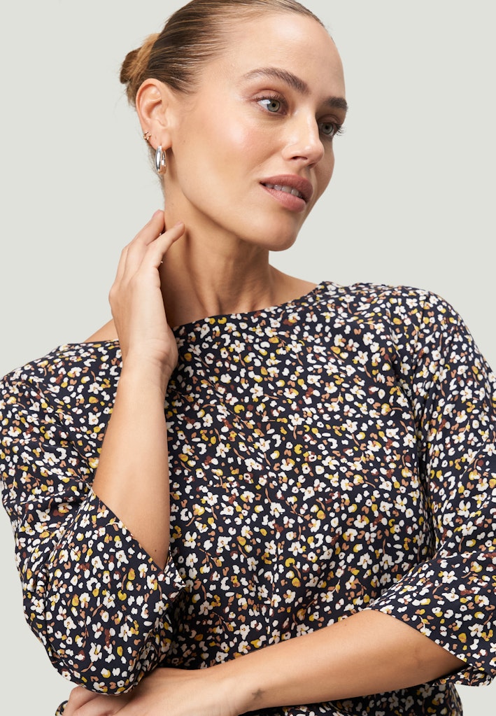 Zero Damen Blusen Blackcream