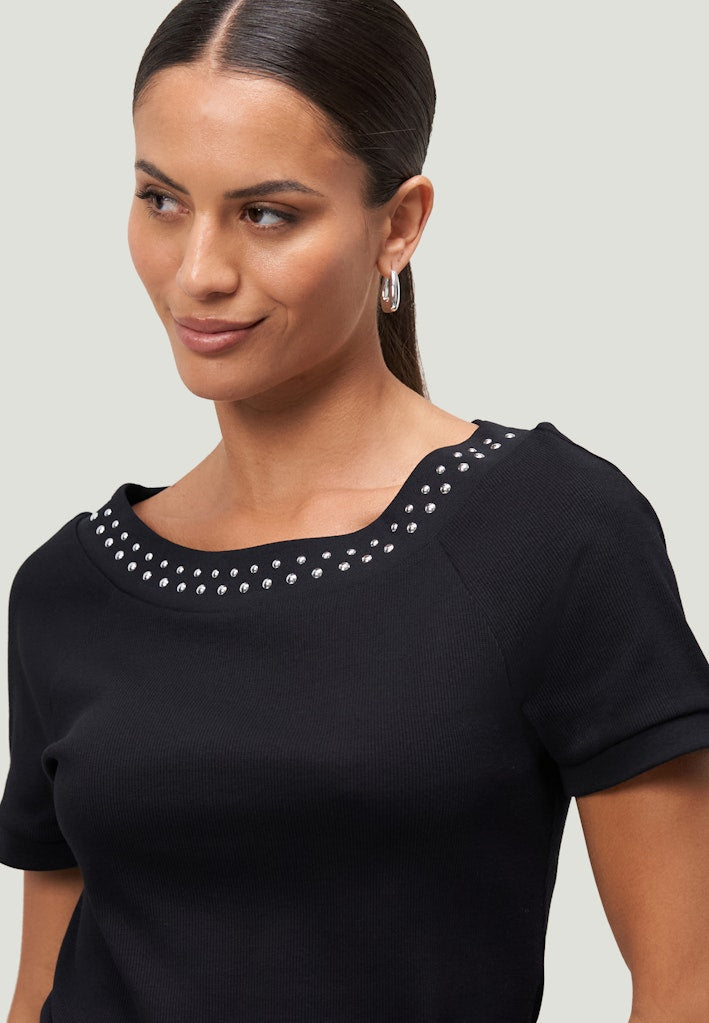 Zero Damen T-Shirts Patch Blacksilv