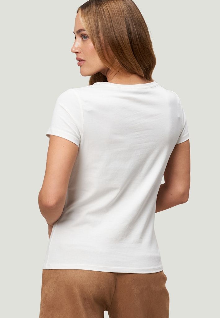 Zero Damen T-Shirts Patch Creambrow
