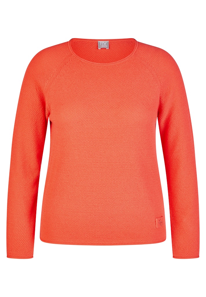 Rabe Damen Pullover Koralle