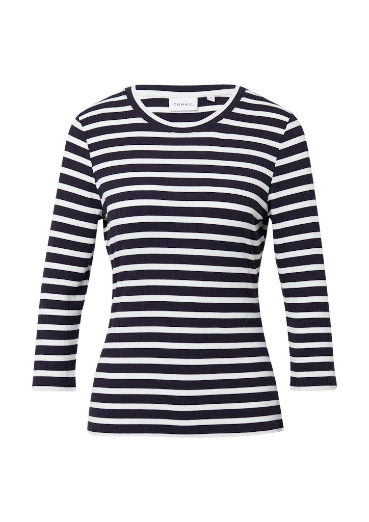 Comma Damen T-Shirts Blue