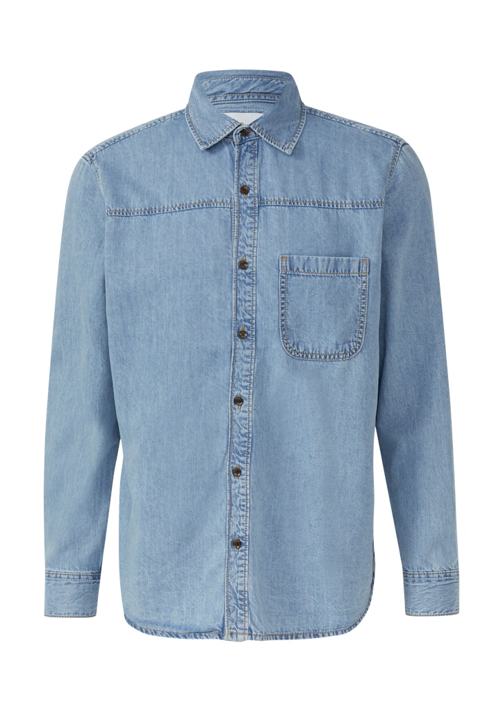 S. Oliver red Herren Hemden lang Blue