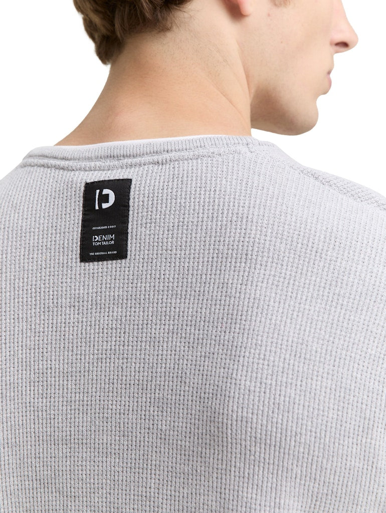 Tom Tailor denim Herren Pullover Light Stone Gre