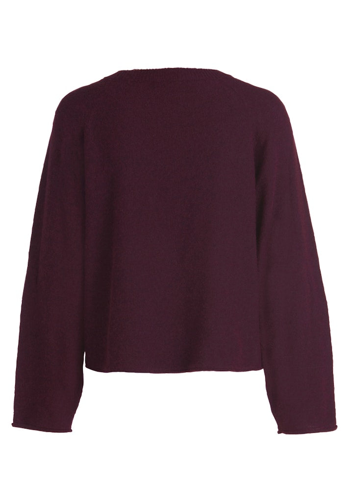 Cartoon Damen Pullover Dark Aubergine