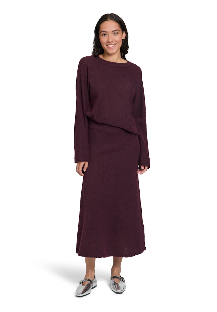 Cartoon Damen Pullover Dark Aubergine