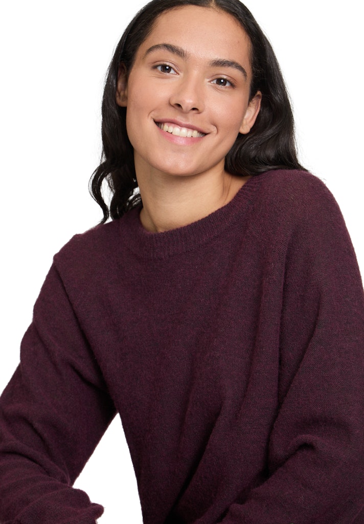 Cartoon Damen Pullover Dark Aubergine