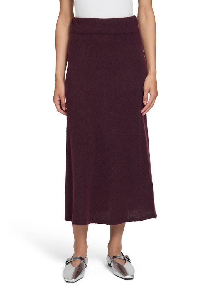 Cartoon Damen Rock Dark Aubergine