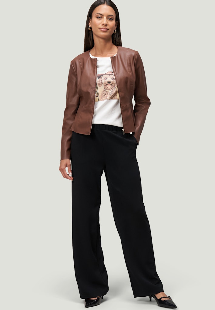 Zero Damen Blazer Cappuccino