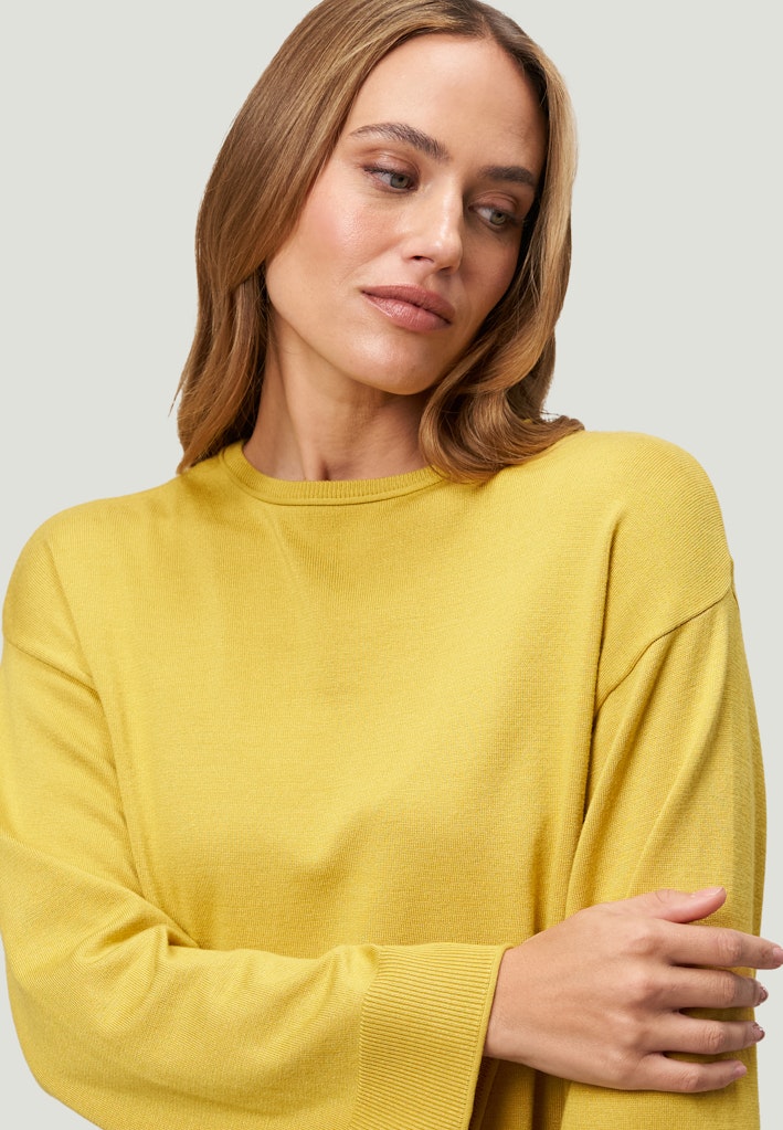 Zero Damen Pullover Oil Yellow