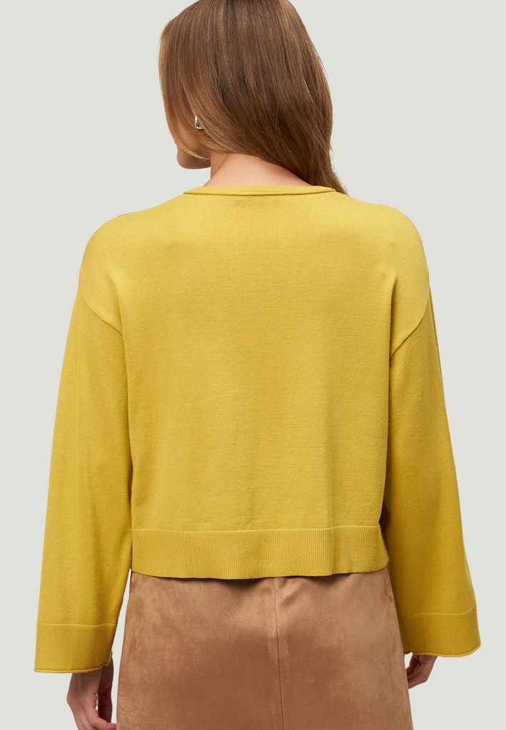 Zero Damen Pullover Oil Yellow