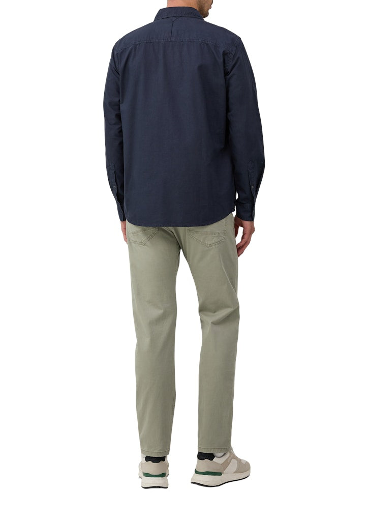 S. Oliver red Herren Hemden lang Blue