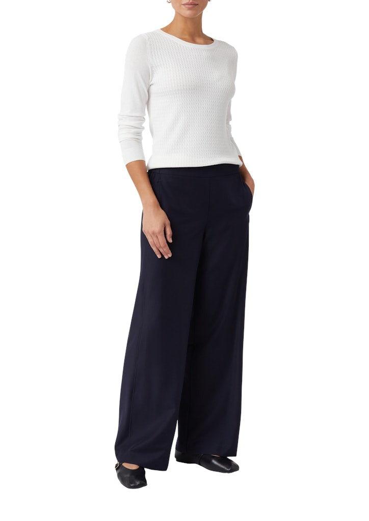 Comma Damen Hosen Blue