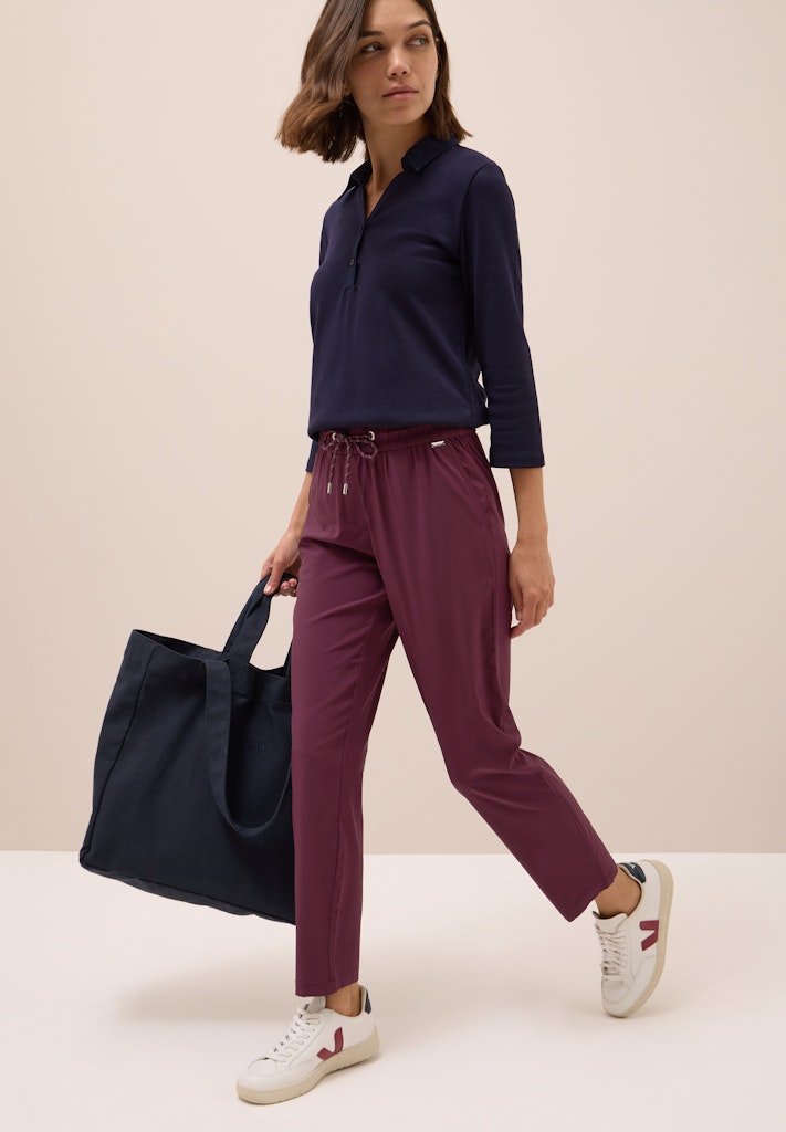 Cecil Damen Hosen Mulberry