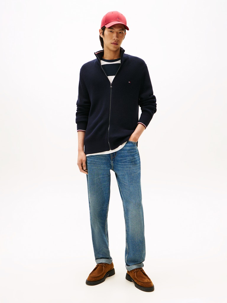 Tommy Hilfiger Herren Strickjacken Dw Blue