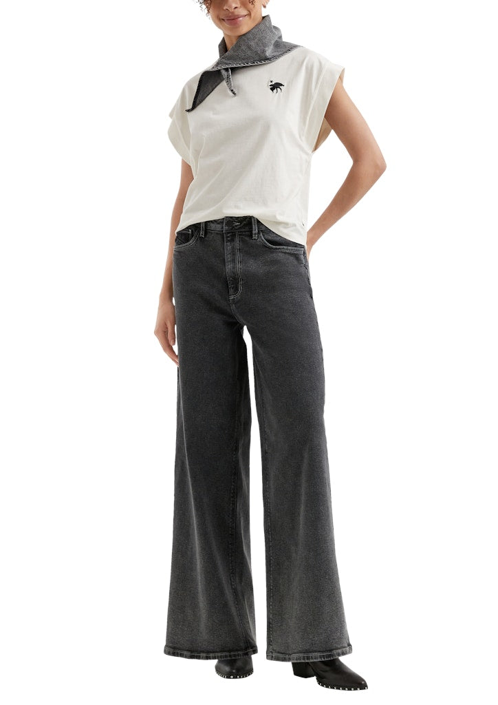 QS by S.Oliver Damen T-Shirts White