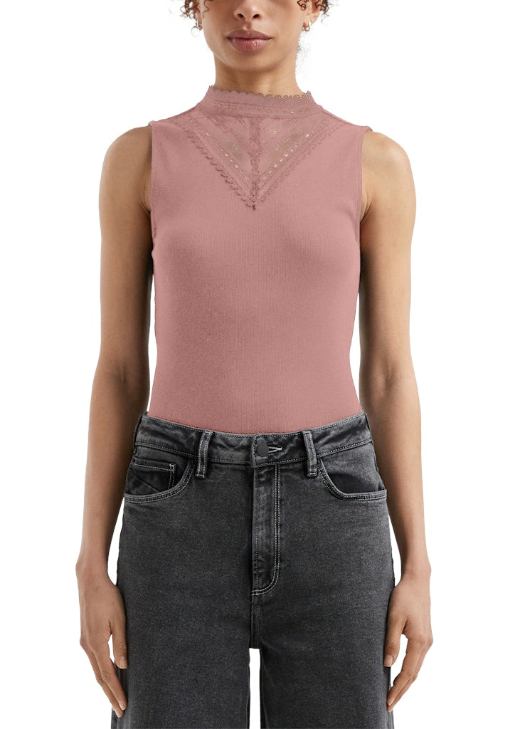 QS by S.Oliver Damen Tops Lilac/Pink