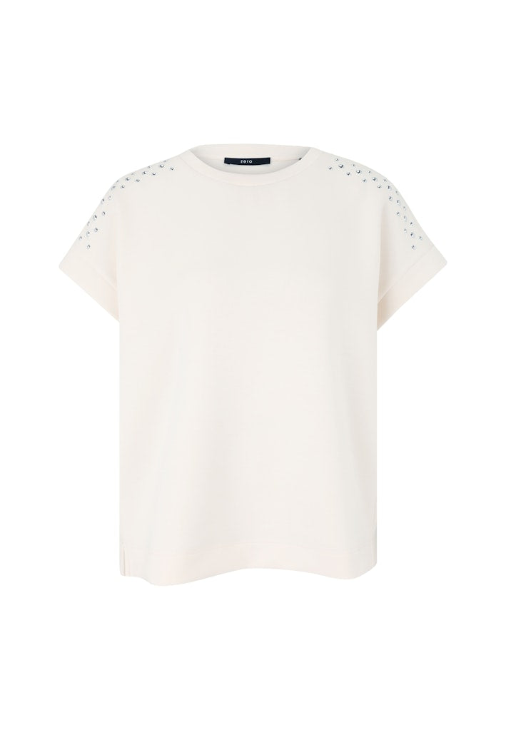 Zero Damen Sweatshirts Patch Creamsilv