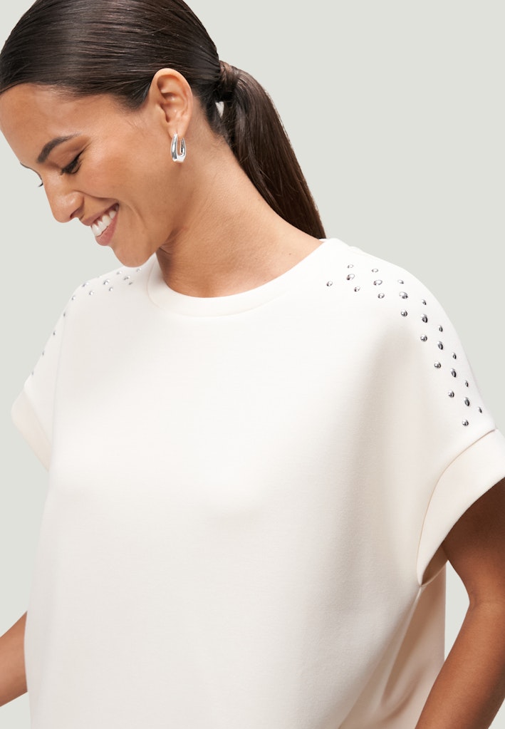 Zero Damen Sweatshirts Patch Creamsilv