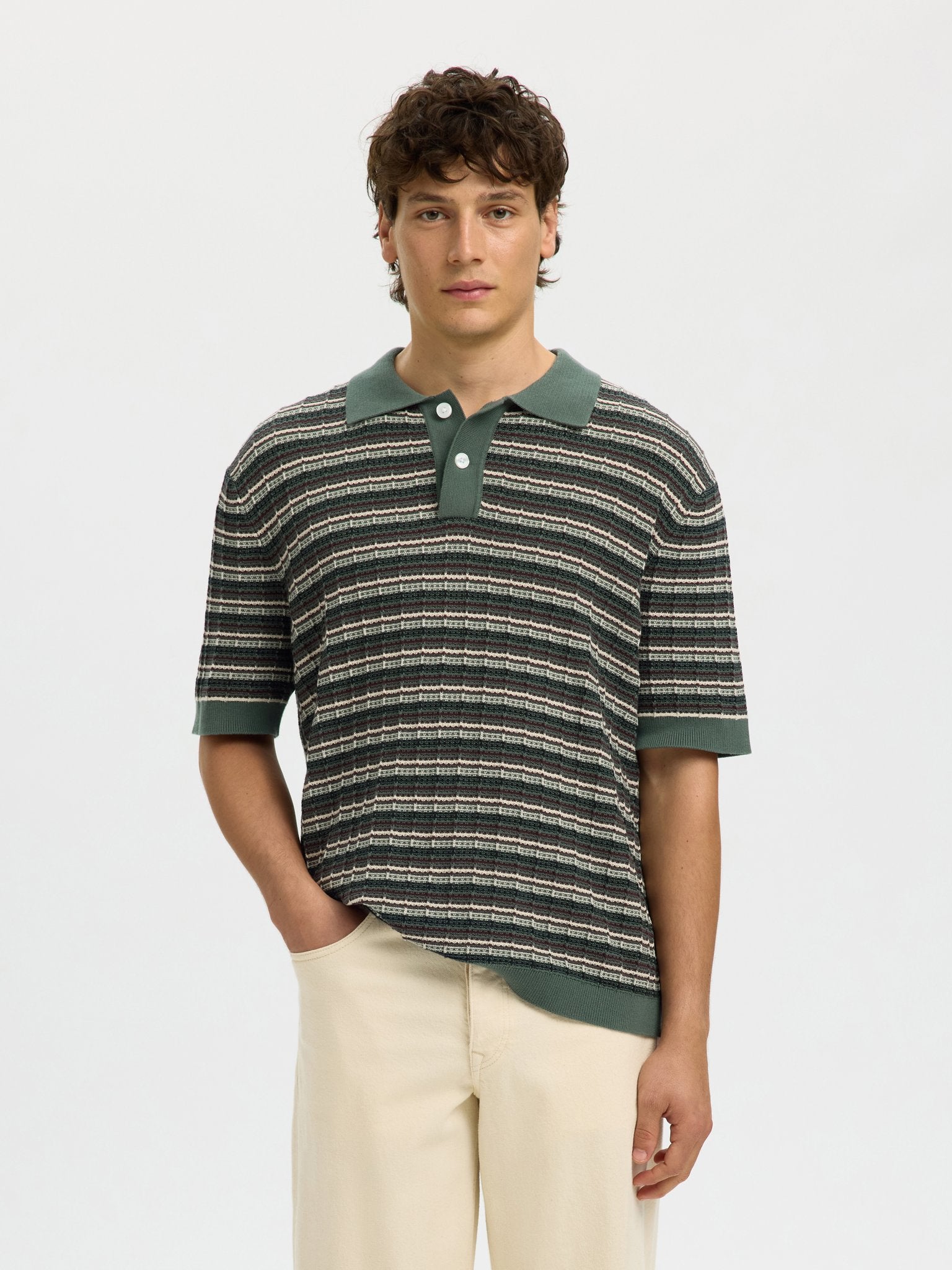 Selected homme Herren Polo-Shirts Balsa