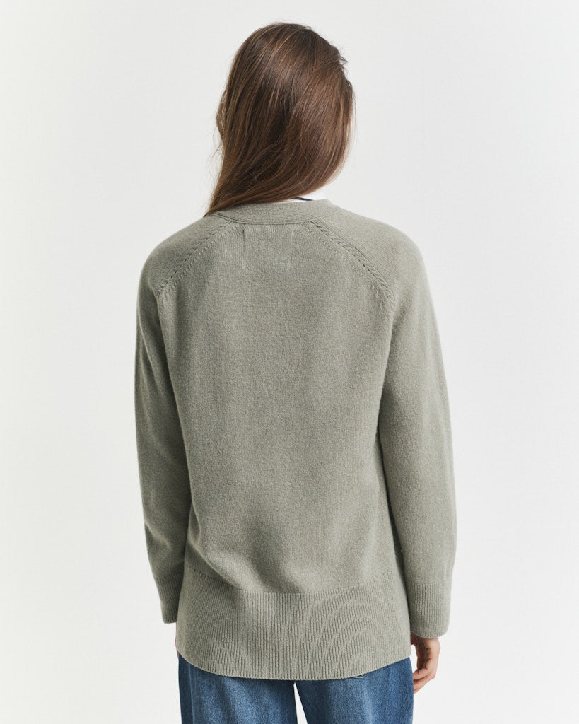 Gant Damen Strickjacken  Faded Sage