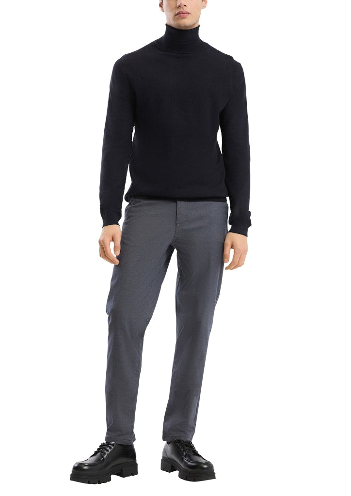 QS by S.Oliver Herren Hosen Grey/Black