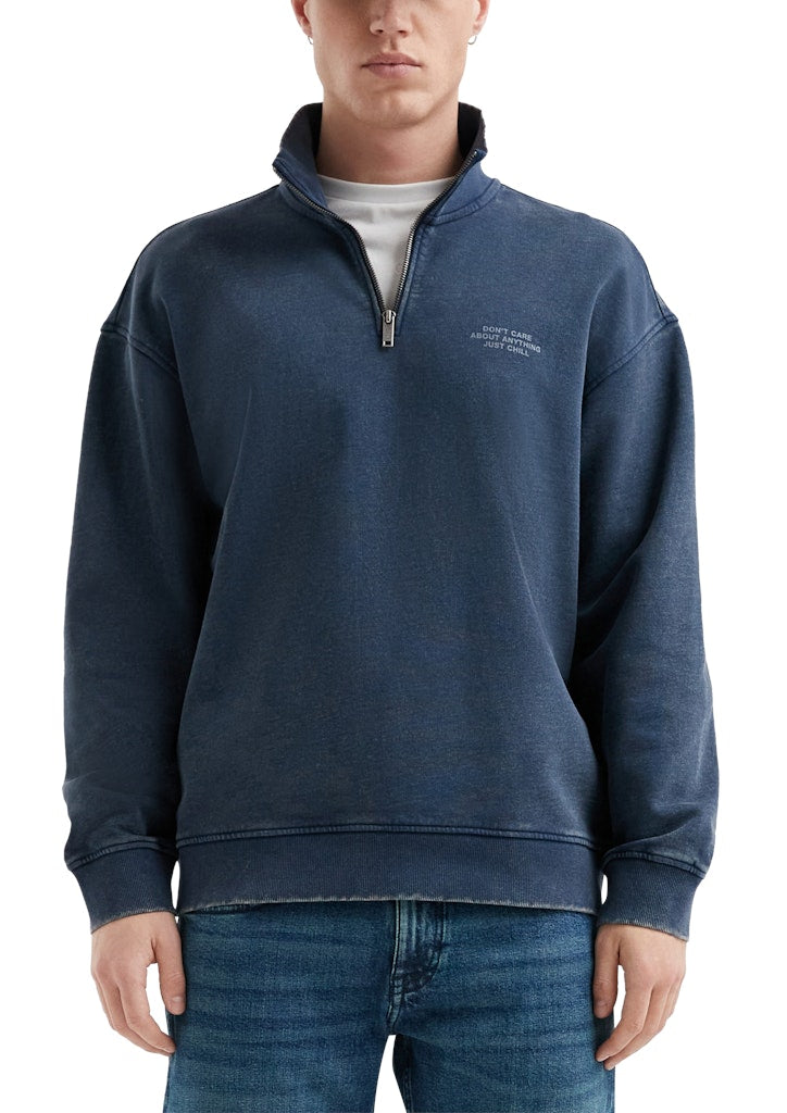 QS by S.Oliver Herren Sweatshirts Blue