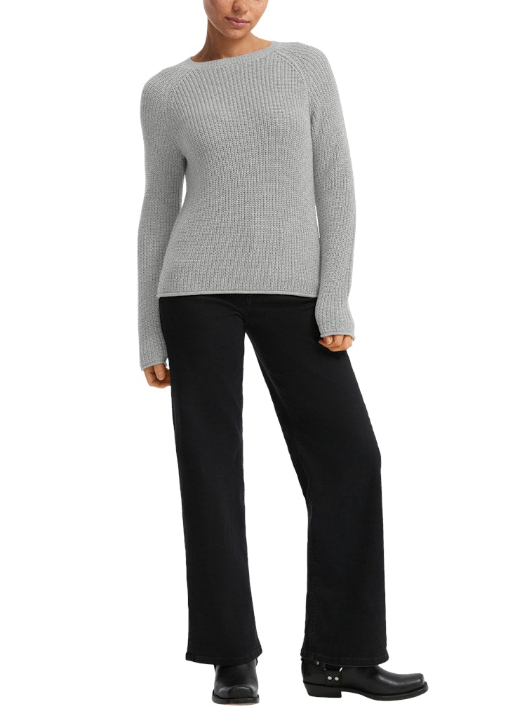 QS by S.Oliver Damen Pullover Grey/Black
