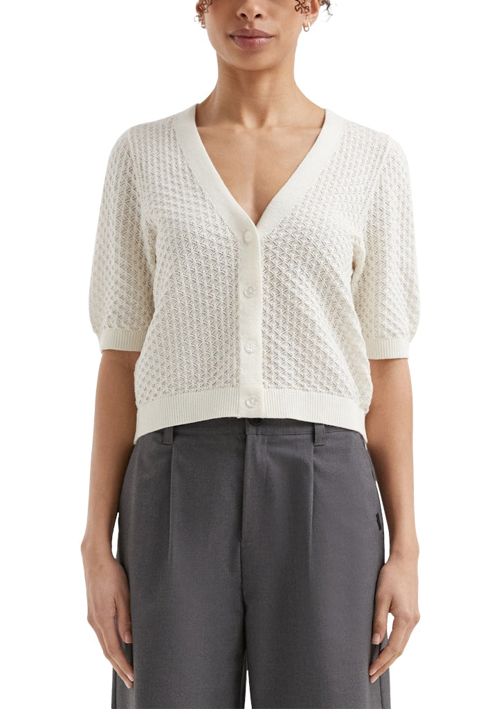 QS by S.Oliver Damen Strickjacken White