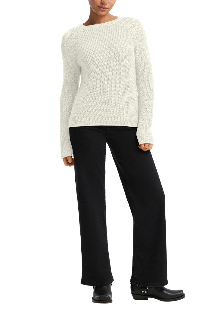 QS by S.Oliver Damen Pullover White