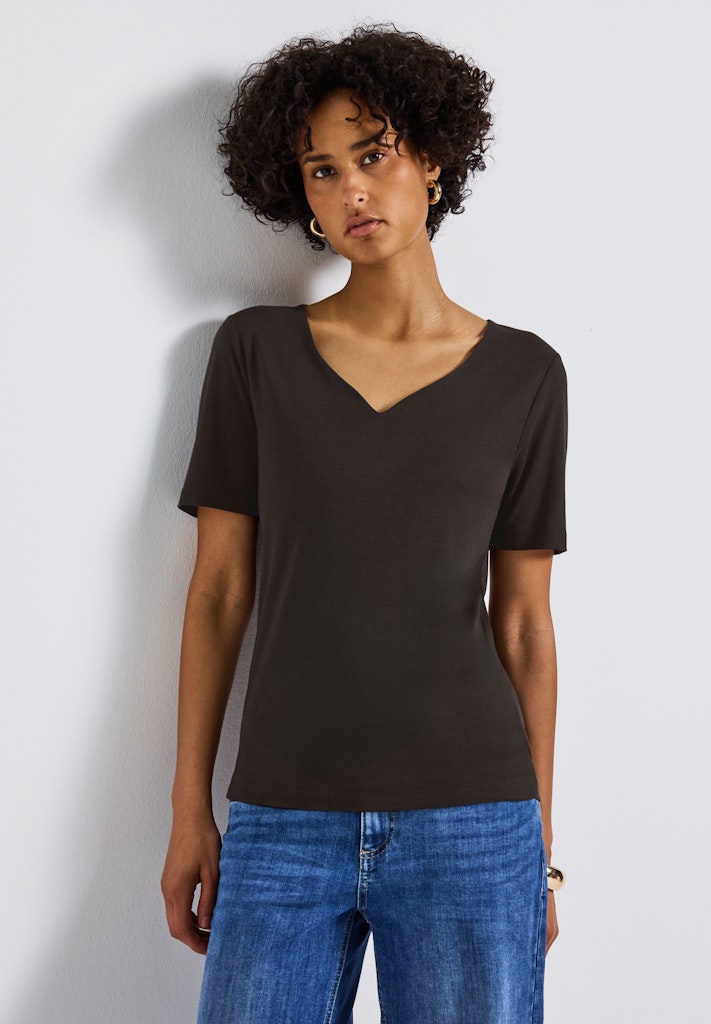 Street One Damen T-Shirts Deep Roas